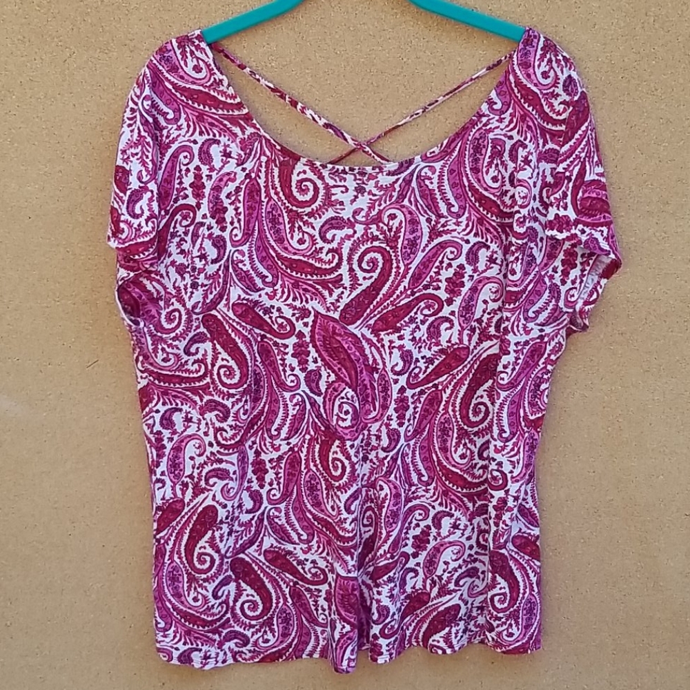 Lucky Brand paisley top
